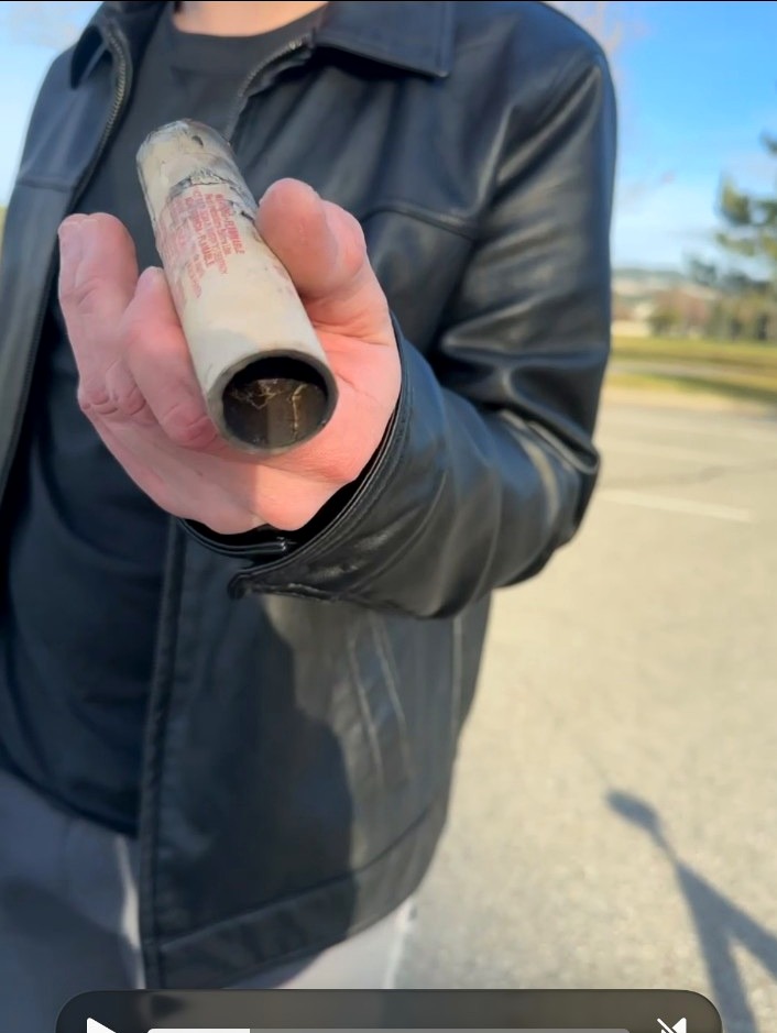 Commercial F15 motor after the first flight